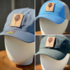 Unstructured leather patch hat