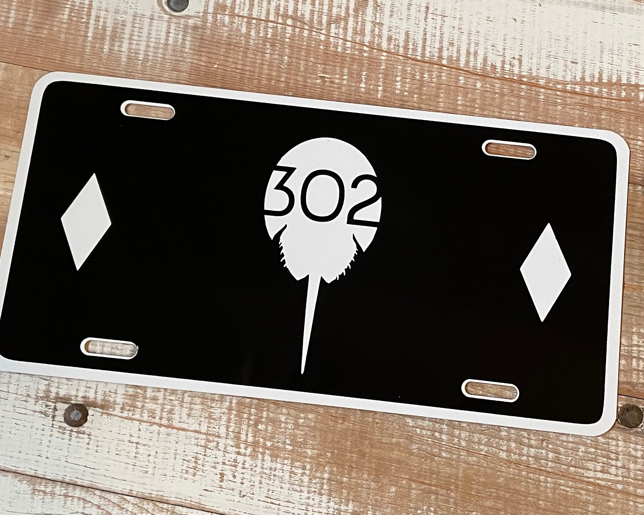 Front license plate – 302 Horseshoe Crab
